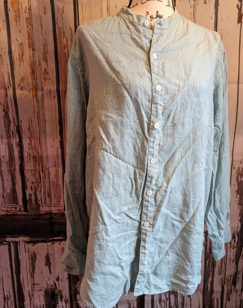 Caribbean linen blouse